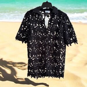 Black Lace Swim Cover-Up 4 Our Dreamers